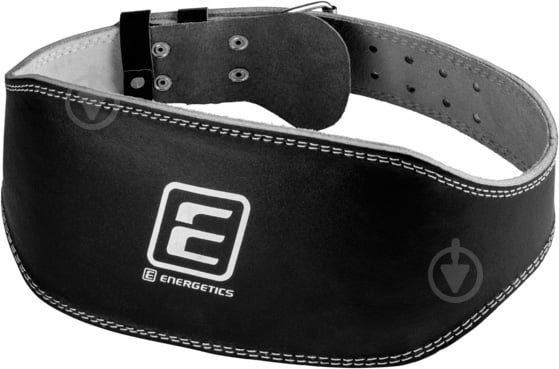 Пояс для важкої атлетики Energetics Weight Lifting Belt 226931 L чорний - фото 1