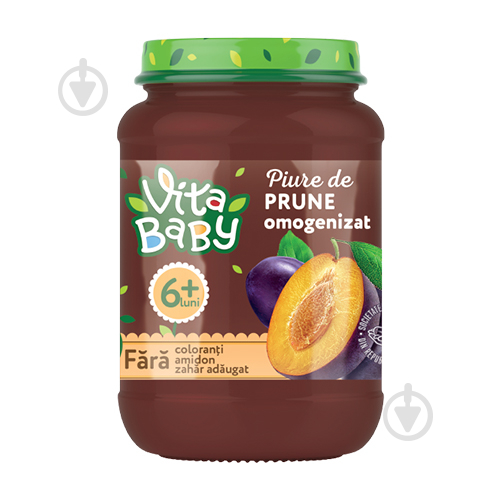 Пюре Vita Baby Слива без цукру - фото 1