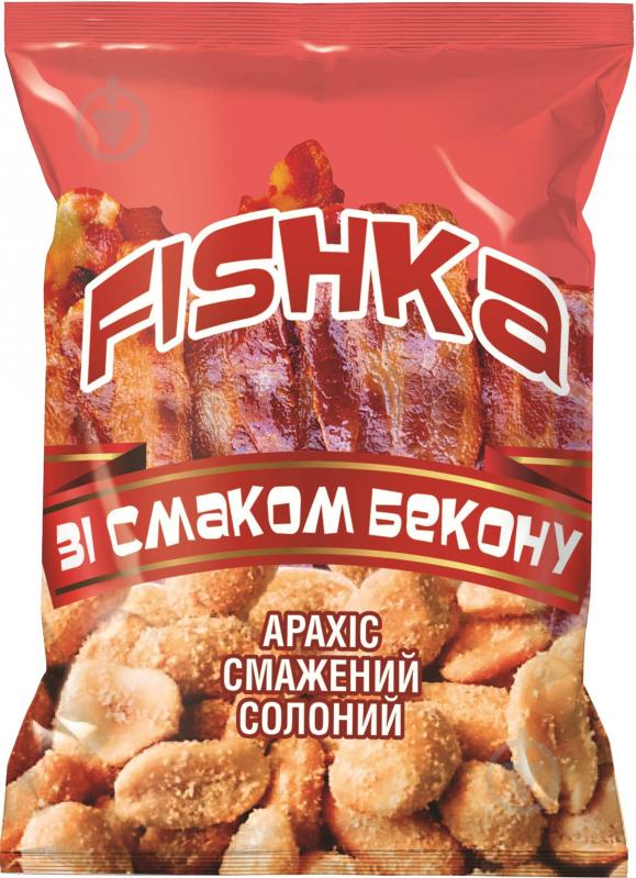 Арахис Fishka жареный соленый со вкусом бекона 35 г - фото 1