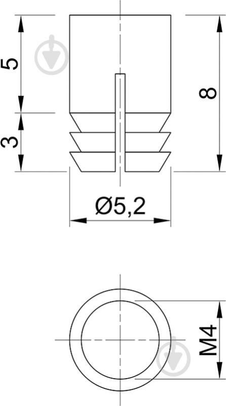 Муфта М4 d5,2 мм 66876 Permo - фото 3 Муфта М4 d5,2 мм 66876 Permo - фото 3