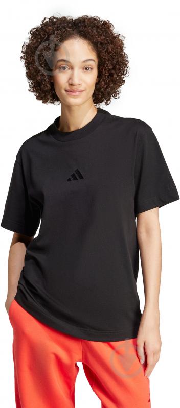 Футболка Adidas W ALL SZN TEE IX3808 р.L черный - фото 1