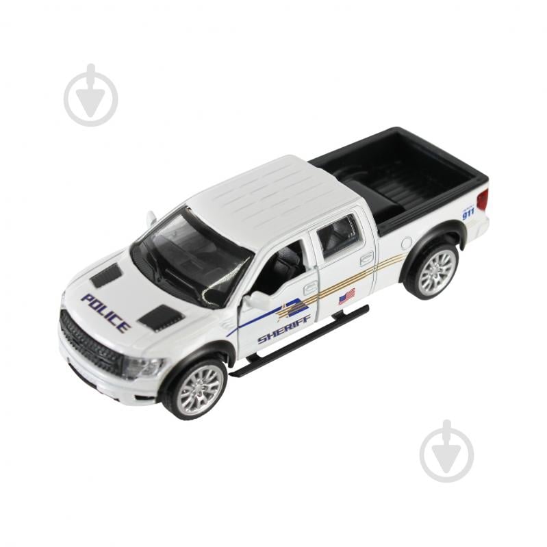 Автомобиль Автопром 1:43 с прицепом Ford F-150 43009TR - фото 4