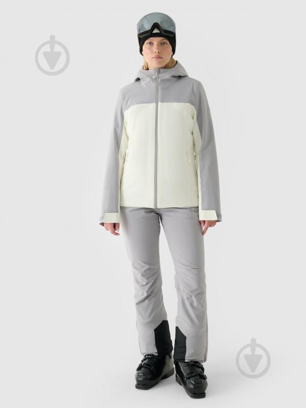 Куртка женская зимняя 4F TECHNICAL JACKET F572 4FWAW24TTJAF572-27S р.XL серая - фото 7