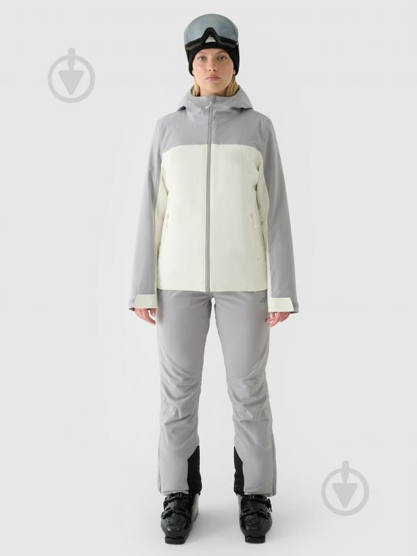 Куртка женская зимняя 4F TECHNICAL JACKET F572 4FWAW24TTJAF572-27S р.XL серая - фото 9