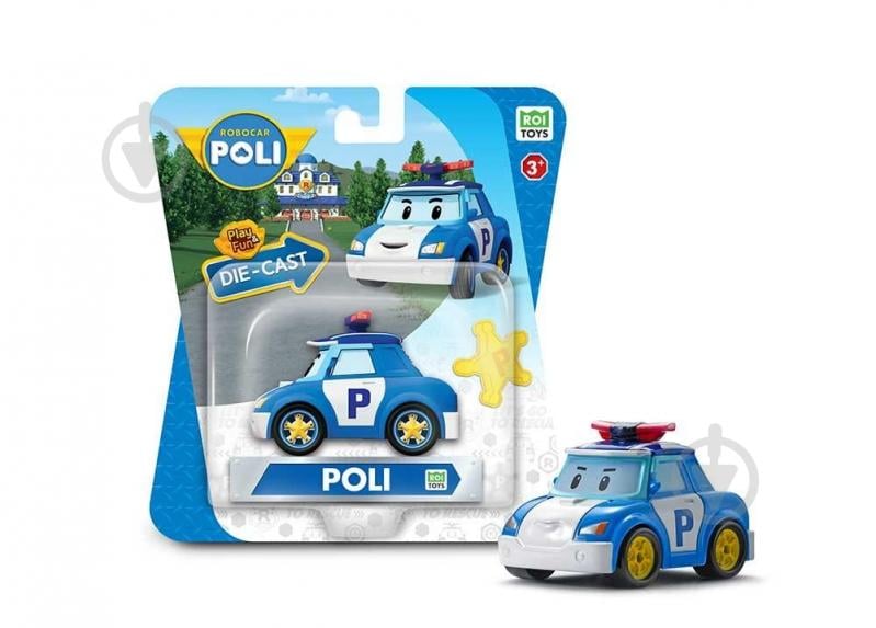 Машинка коллекционная Robocar Poli Робокар Поли Die Cast MRT-0600 - фото 1