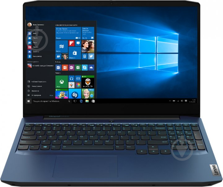 Ноутбук Lenovo IdeaPad Gaming 3 15IMH05 15,6" (81Y4016YRA) blue - фото 1