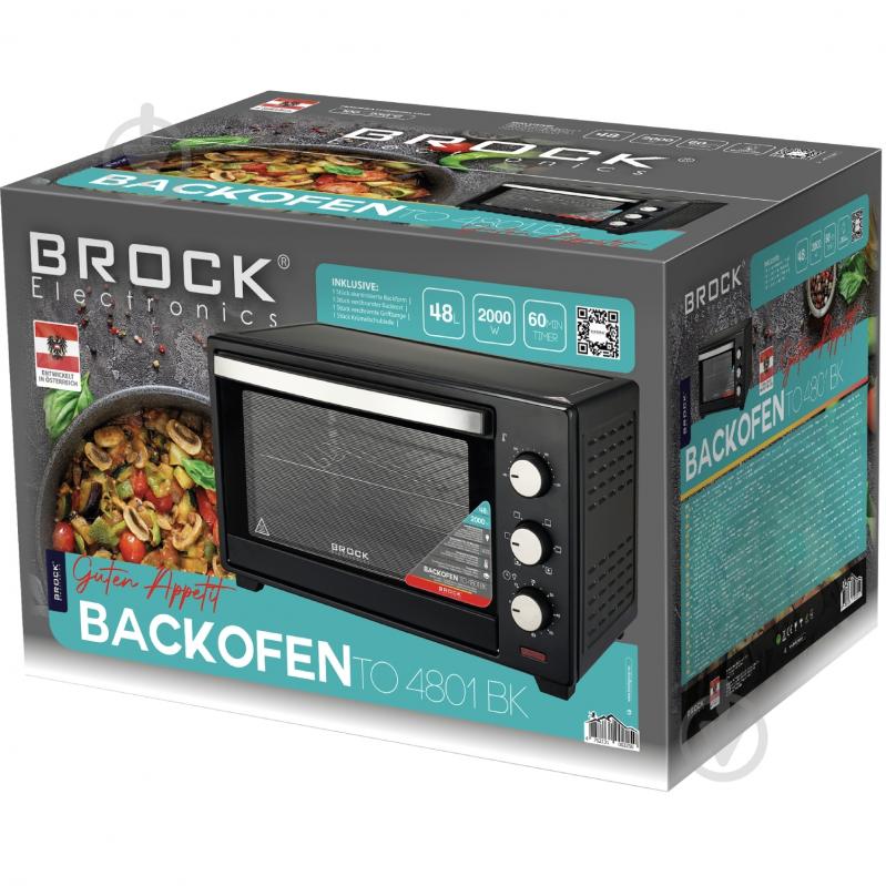 Электрическая печь Brock TO 4801 BK - фото 2