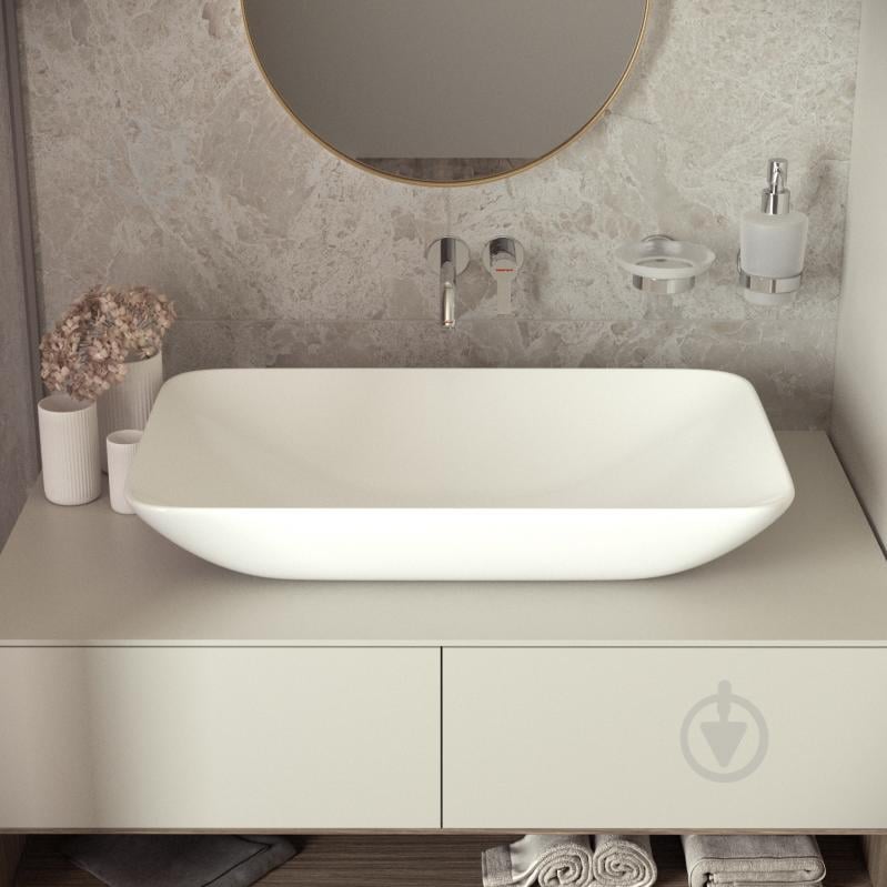 Умивальник Helmken 54059000 прямокутний 59 см, білий - фото 7 Умивальник Helmken 54059000 прямокутний 59 см, білий - фото 7