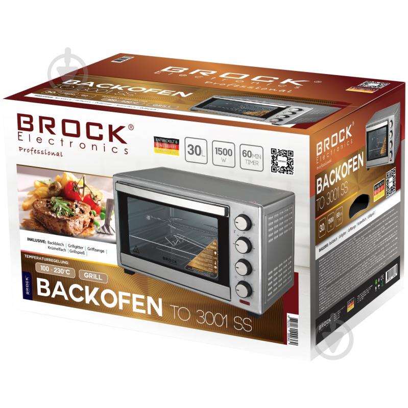 Электрическая печь Brock TO 3001 SS - фото 2