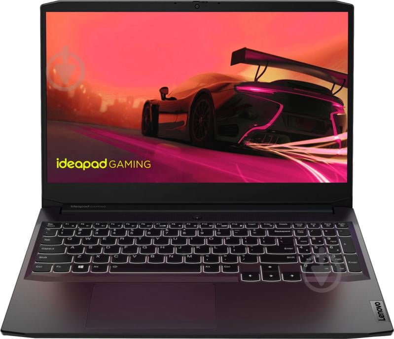 Ноутбук Lenovo IdeaPad Gaming 3 15ACH 15,6" (82K200XKRA) shadow black - фото 1