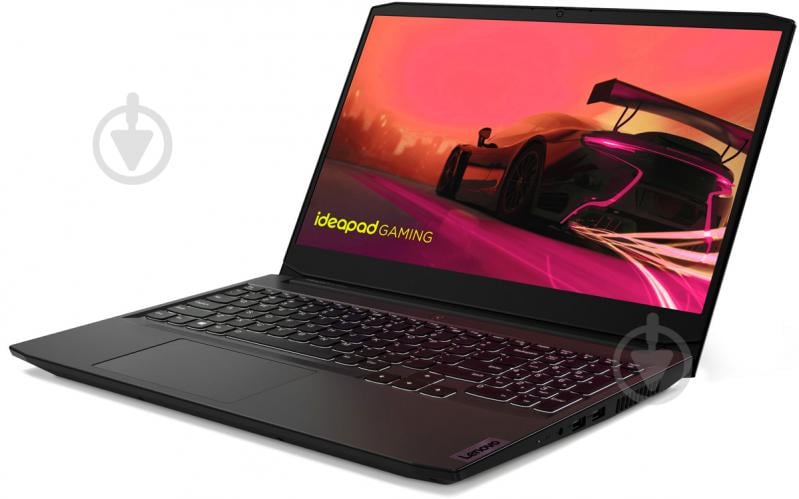 Ноутбук Lenovo IdeaPad Gaming 3 15ACH 15,6" (82K200XKRA) shadow black - фото 3