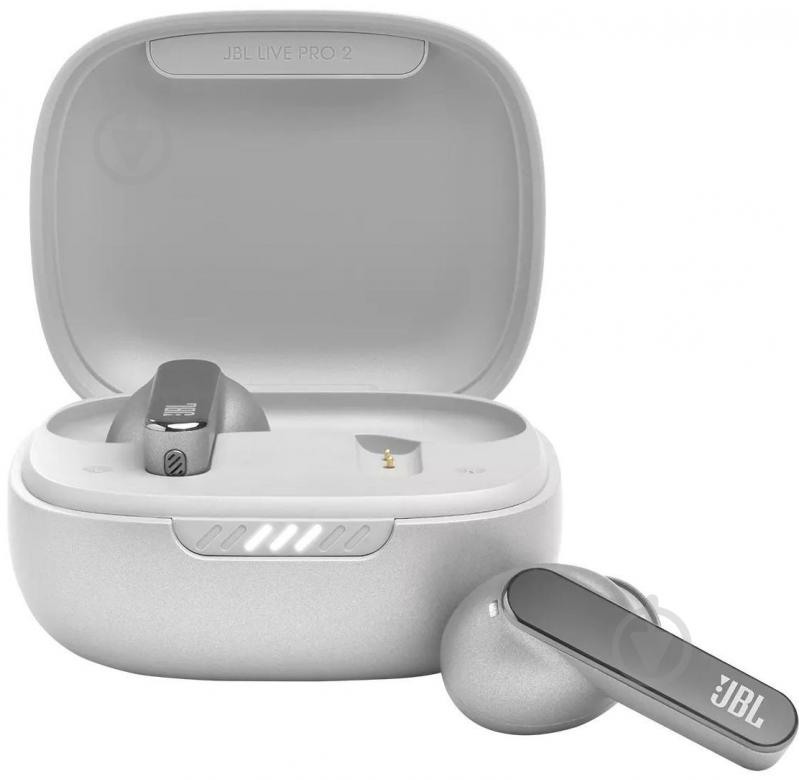 Наушники JBL Live PRO 2 TWS (JBLLIVEPRO2TWSSIL) silver (995632) - фото 1