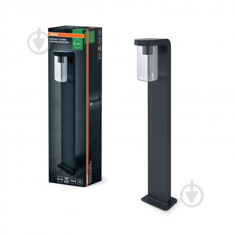 Світильник парковий Osram Endura Classic Cascade 80 см E27 IP44 темно-сірий - фото 1