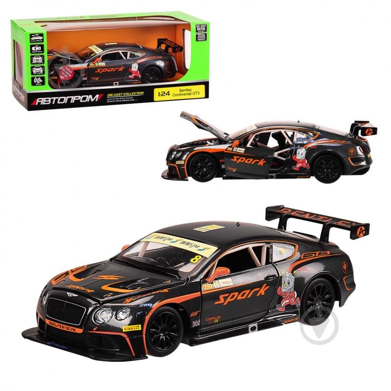 Автомобіль Автопром 1:24 Bentley Continental GT3 Concept 68267A - фото 1