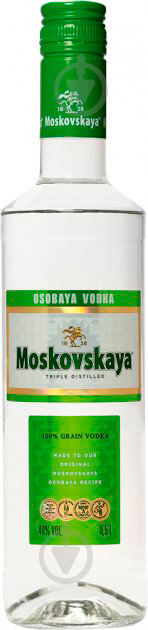 Водка Moskovskaya 40% 0,5 л - фото 1