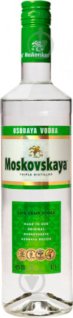 Водка Moskovskaya 40% 0,7 л - фото 1