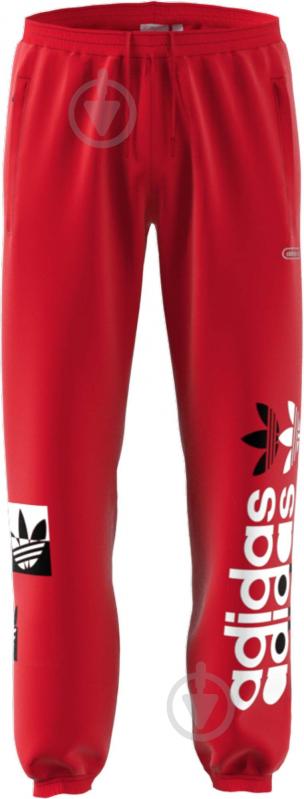 Брюки Adidas 60700 GT8368 р. S красный - фото 1