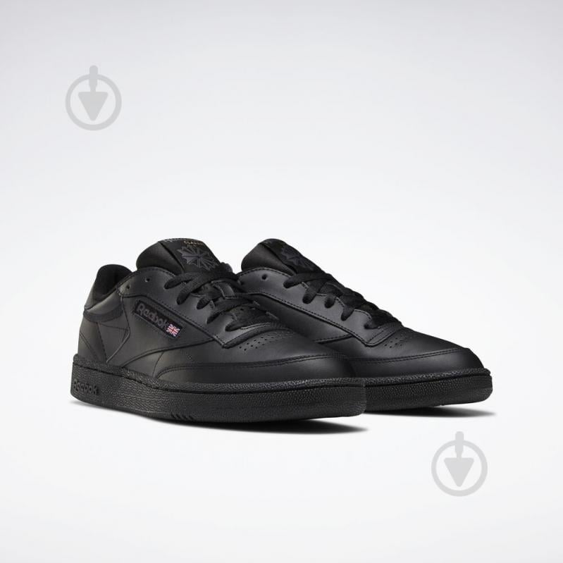 Кроссовки мужские демисезонные Reebok CLUB C 85 AR0454 р.36,5 черные - фото 3