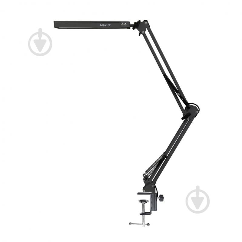 Настільна лампа Maxus Desk Lamp 10W 3CCT Metal CLIP BL 220 Вт чорний 1-MDL-10W-MCLB - фото 2