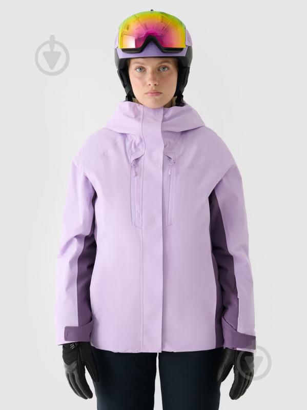 Куртка женская зимняя 4F TECHNICAL JACKET F593 4FWAW24TTJAF593-52S р.XL фиолетовая - фото 1 Куртка женская зимняя 4F TECHNICAL JACKET F593 4FWAW24TTJAF593-52S р.XL фиолетовая - фото 1