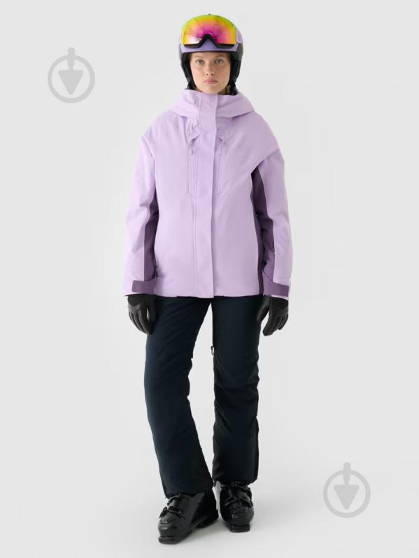 Куртка женская зимняя 4F TECHNICAL JACKET F593 4FWAW24TTJAF593-52S р.XL фиолетовая - фото 5 Куртка женская зимняя 4F TECHNICAL JACKET F593 4FWAW24TTJAF593-52S р.XL фиолетовая - фото 5
