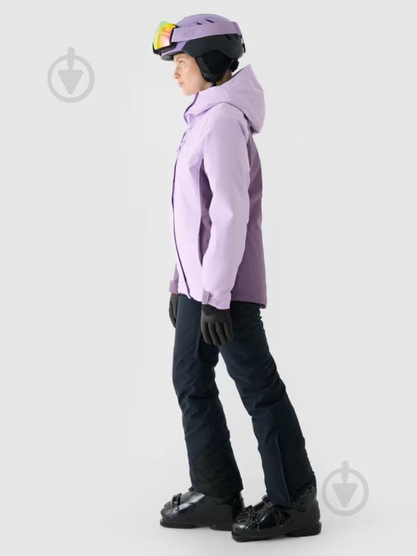 Куртка женская зимняя 4F TECHNICAL JACKET F593 4FWAW24TTJAF593-52S р.XL фиолетовая - фото 6 Куртка женская зимняя 4F TECHNICAL JACKET F593 4FWAW24TTJAF593-52S р.XL фиолетовая - фото 6