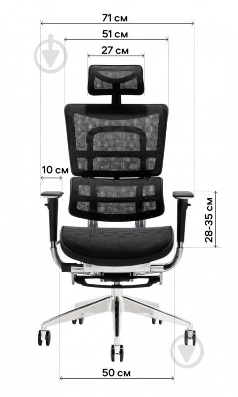 Кресло GT Racer X-801L (W-21) черный - фото 8 Кресло GT Racer X-801L (W-21) черный - фото 8