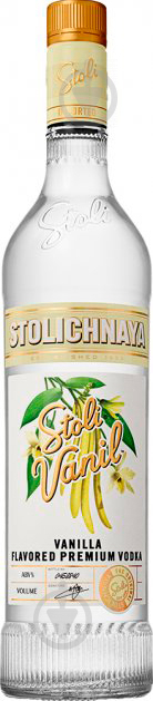 Горілка Stolichnaya Vanil 37.5% 0,7 л - фото 1