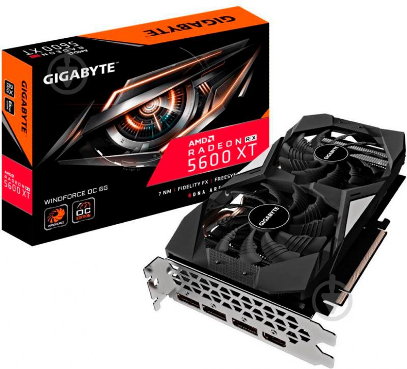 Видеокарта Gigabyte Radeon RX 5600 XT 6GB GDDR6 192bit (GV-R56XTWF2OC-6GD) - фото 8