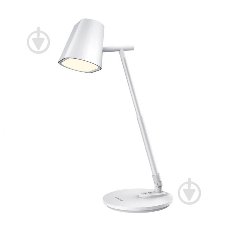 Настольная лампа офисная Maxus Desk Lamp 3CCT WH FoldUp 10 Вт белый 1-MDL-10W-FOLD - фото 3