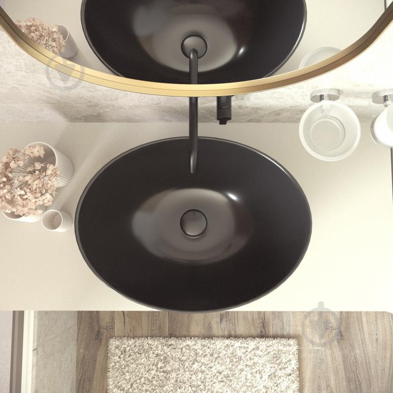 Умывальник Helmken 65241001 2 в 1: овальный 41 см с донным клапаном Сlick-clack, золото - фото 8 Умывальник Helmken 65241001 2 в 1: овальный 41 см с донным клапаном Сlick-clack, золото - фото 8