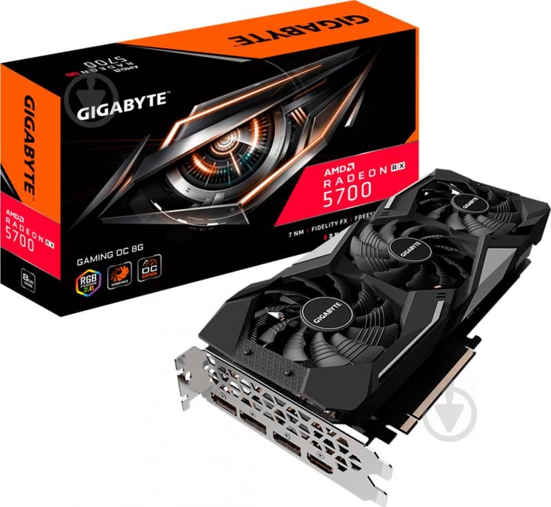 Відеокарта Gigabyte Radeon RX 5700 XT 8GB GDDR6 256bit (GV-R57XTGAMING OC-8GD) - фото 9