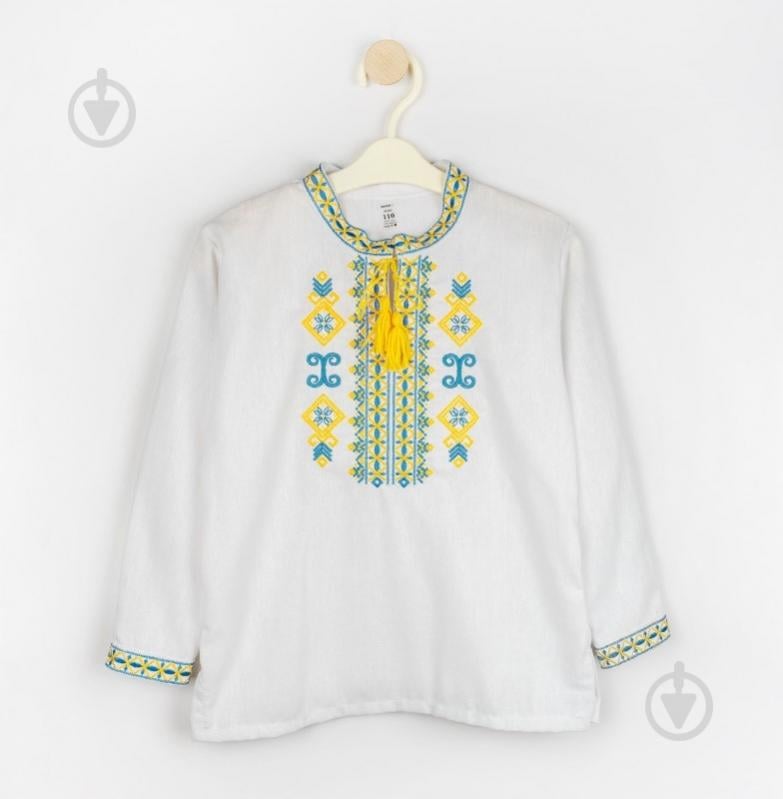 Вышиванка для мальчиков Dexter`s Cultural Stitches р.122 белый d1302-18 - фото 1 Вышиванка для мальчиков Dexter`s Cultural Stitches р.122 белый d1302-18 - фото 1