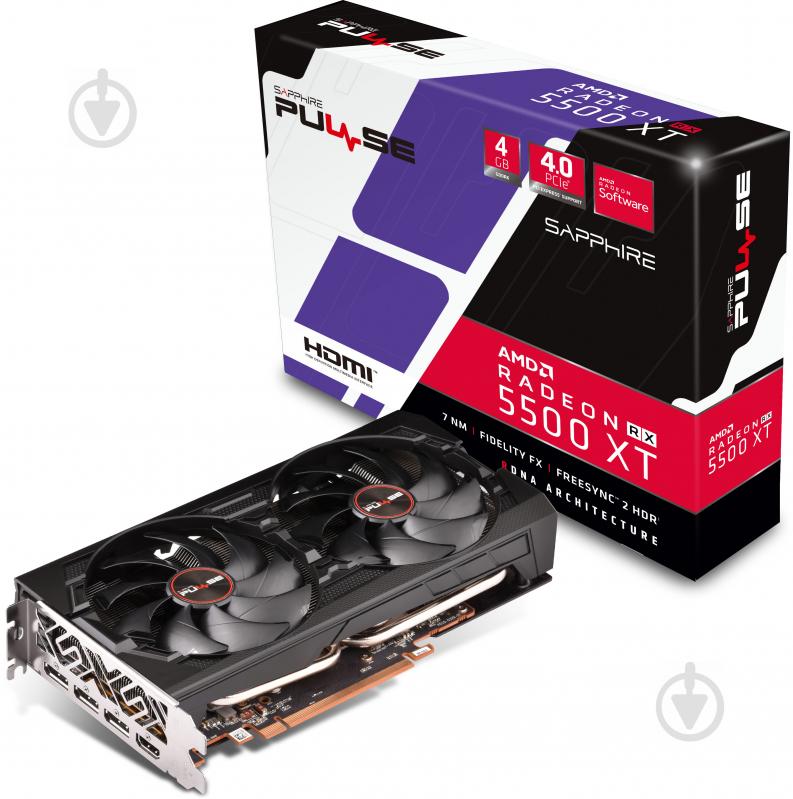 Відеокарта Sapphire Radeon RX 5500 XT 4GB GDDR6 128bit (11295-03-20G) - фото 7