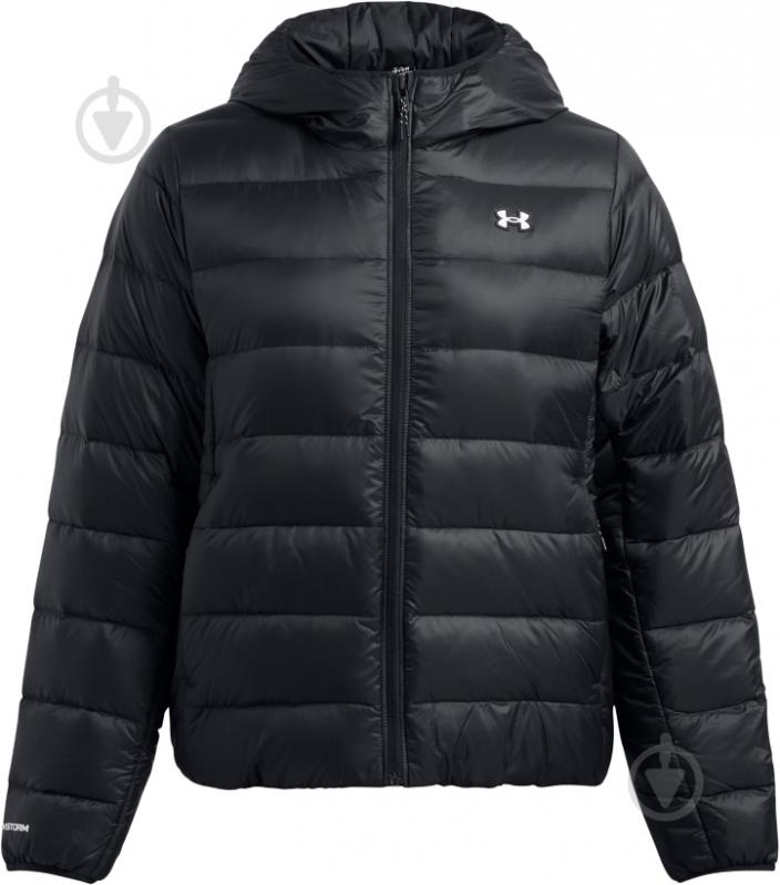 Пуховик жіночий зимовий Under Armour LEGEND DOWN HOODED JACKET 1385852-001 р.XL чорний - фото 6