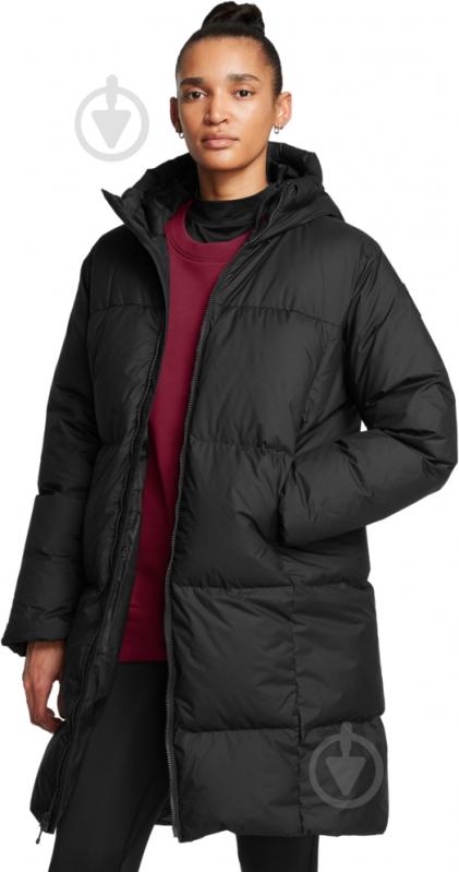 Куртка-парка жіноча зимова Under Armour LIMITLESS DOWN PUFFER PARKA 1384649-001 р.XL чорна - фото 1