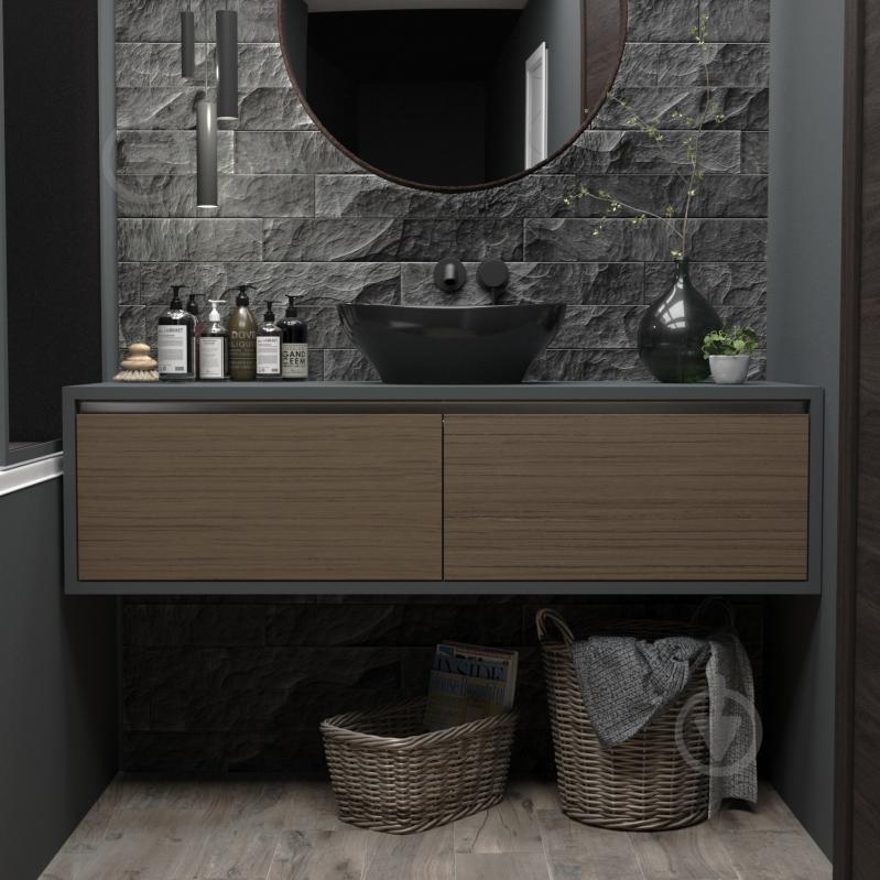 Умивальник Helmken 65241001 3 в 1: овальний 41 см, із сифоном і донним клапаном Сlick-clack, чорний матовий - фото 13 Умивальник Helmken 65241001 3 в 1: овальний 41 см, із сифоном і донним клапаном Сlick-clack, чорний матовий - фото 13