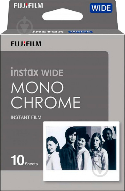 Фотобумага Fujifilm Colorfilm Instax Wide Monochrome (108х86мм 10шт) (70100139612) - фото 2