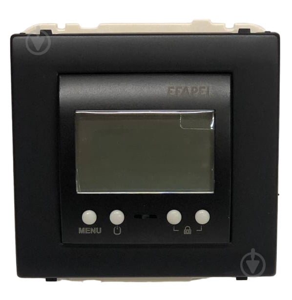 Терморегулятор для теплої підлоги Efapel APOLO чорний матовий 50232 TPM - фото 1 Терморегулятор для теплої підлоги Efapel APOLO чорний матовий 50232 TPM - фото 1