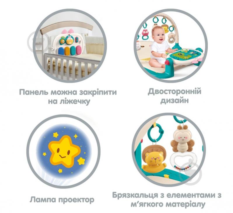 Развивающий коврик BIBI-INN с пианино 6050 - фото 3