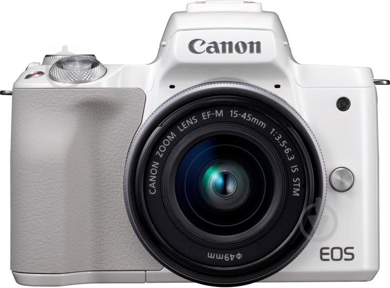 Фотокамера Canon EOS M50 + 15-45 IS STM KIT white (2681C057) - фото 3