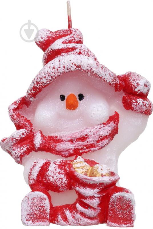 Свеча Снеговик сидячий Pako-If - фото 1