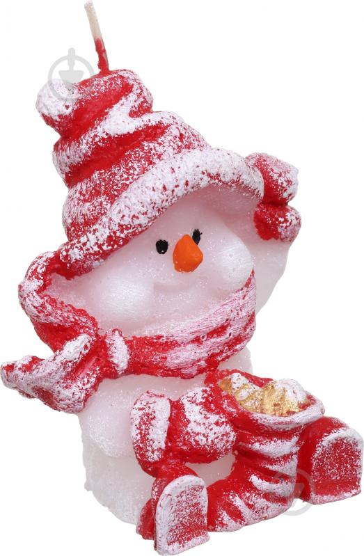 Свеча Снеговик сидячий Pako-If - фото 2