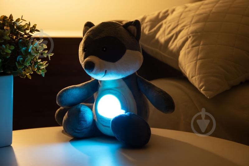 Нічник Funmuch Єнот з датчиком плачу AI та проектором різнокольоровий FM666-72 - фото 6