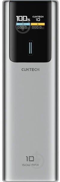 Повербанк CUKTECH PB100P 10000 mAh grey (1076228) - фото 1