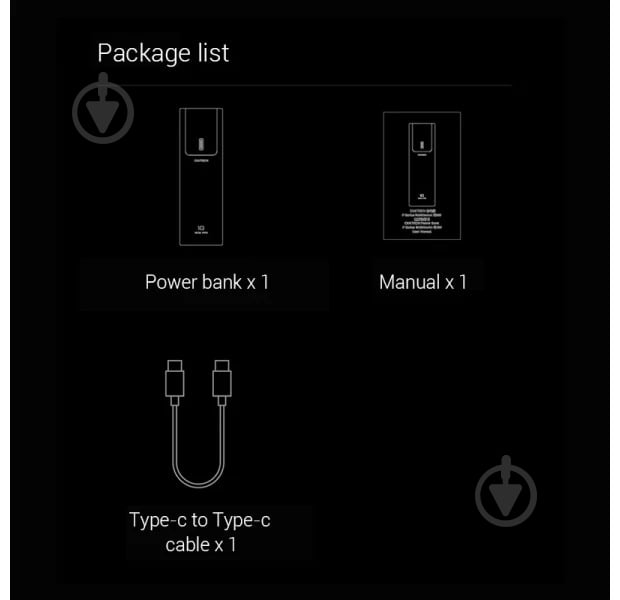 Повербанк CUKTECH PB100P 10000 mAh grey (1076228) - фото 4