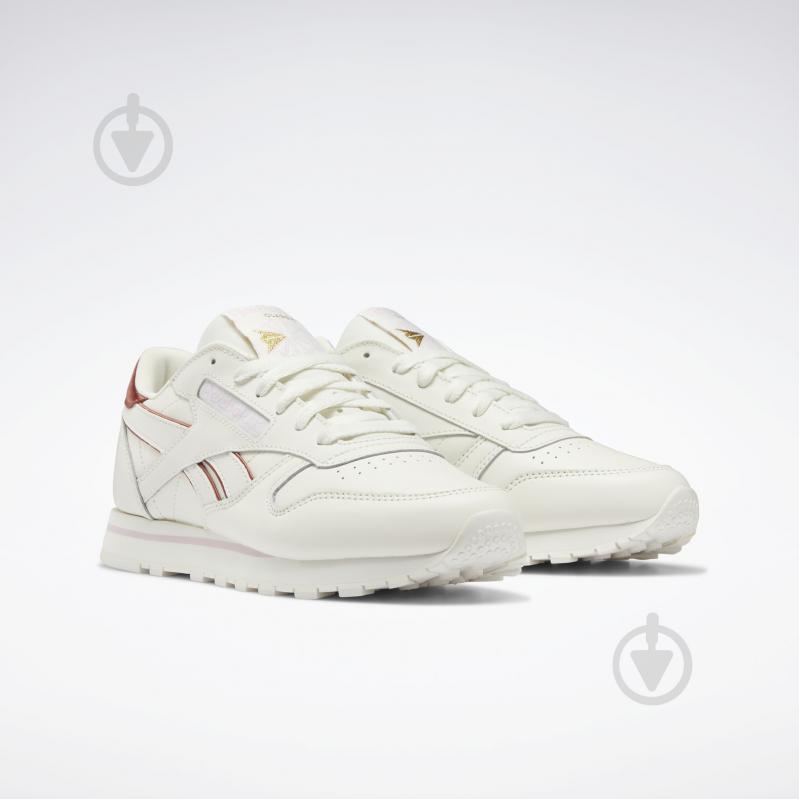 Кроссовки женские демисезонные Reebok CL LTHR GZ9812 р.39 белые - фото 3