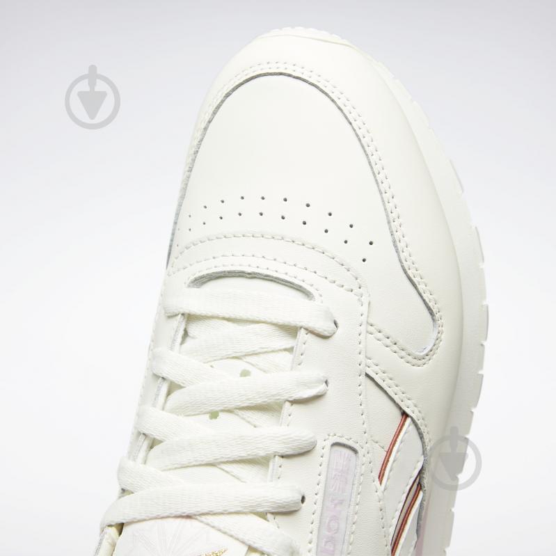 Кроссовки женские демисезонные Reebok CL LTHR GZ9812 р.39 белые - фото 8