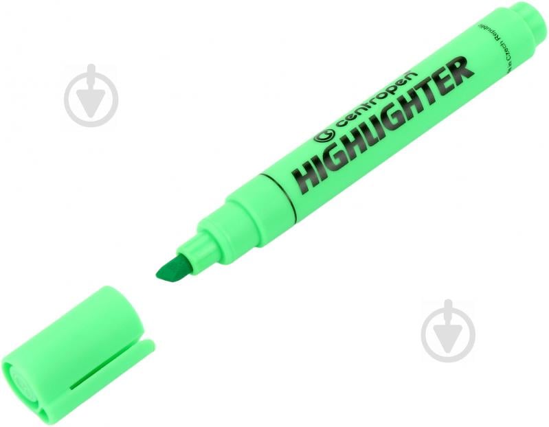 Маркер текстовий Centropen Highlighter 1-4.6 мм 8852 зелений - фото 1