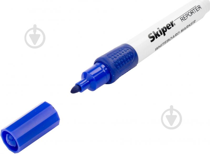 Маркер для білої дошки Skiper Reporter 2 мм 360390 синій - фото 1 Маркер для білої дошки Skiper Reporter 2 мм 360390 синій - фото 1